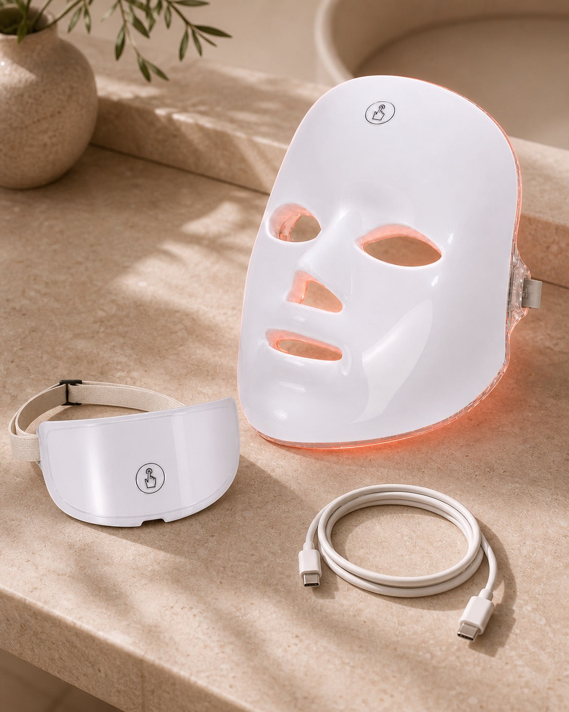 Masque NOVALYA avec contrôleur et câble USB-C